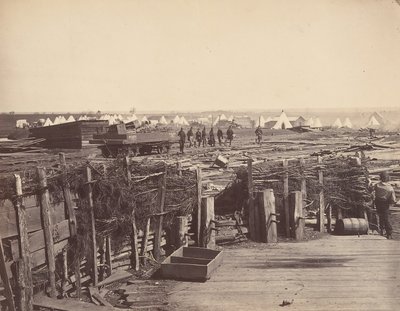 Opevnění, Manassas, obsazeno 13. mší, 1862. od Mathew Brady