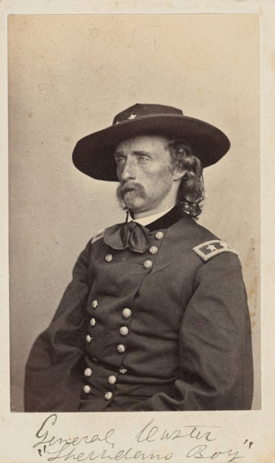 Generál George Armstrong Custer, 1865 (foto) od Mathew Brady