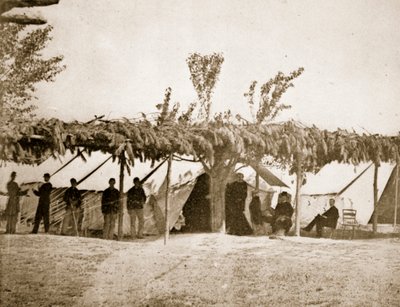 Všeobecná nemocnice, City Point, 1861-65 od Mathew B. Brady