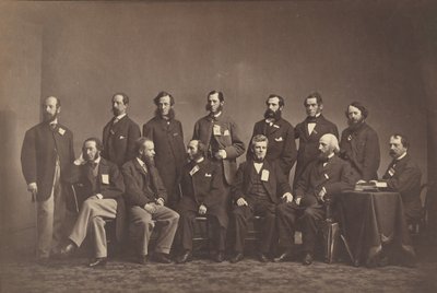 [Členové New York Sanitary Commission], ca. 1860. od Mathew Brady