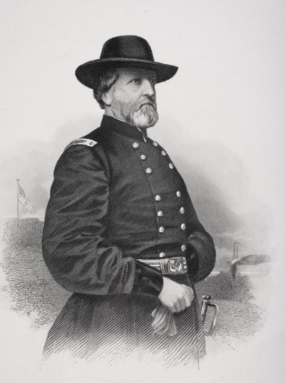 Portrét generála George Henryho Thomase (1816-70) od Mathew B. Brady