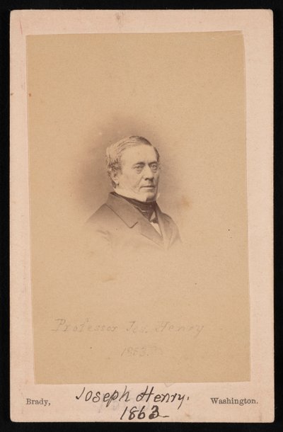 Portrét Josepha Henryho 1797-1878, 1863. od Mathew Brady