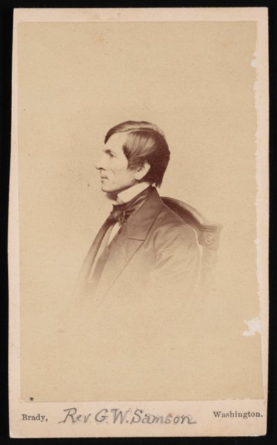 Portrét reverenda George Whitefielda Samsona 1819-1896, před rokem 1896. od Mathew Brady