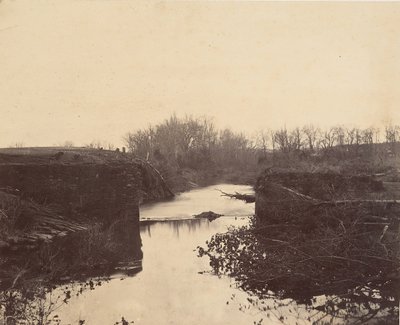Ruiny kamenného mostu - Bull Run, 1862. od Mathew Brady