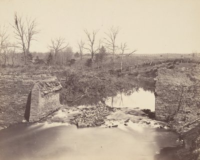 Kamenný most – Bull Run, 1862. od Mathew Brady