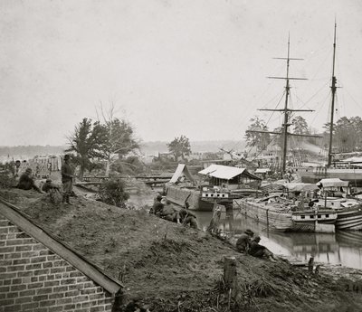Přistání Bílého domu na Pamunkey, 1862 od Mathew B. Brady