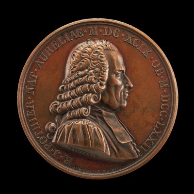 Robert-Joseph Pothier, 1699-1772, právník a profesor [avers], 1823. od Mathias Nicholas Marie Vivier