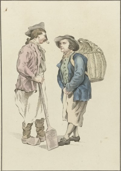 Dva farmáři v rozhovoru od Mathias de Sallieth