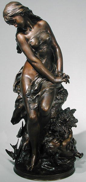 Alegorie na jaře (bronz) (viz také 226234) od Mathurin Moreau