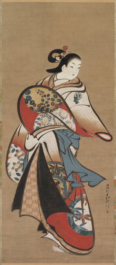 Kurtizána, 1716-1735. od Matsuno Chikanobu