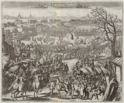 William II, princ Oranžský a král Anglie od Mattaus the Younger Merian
