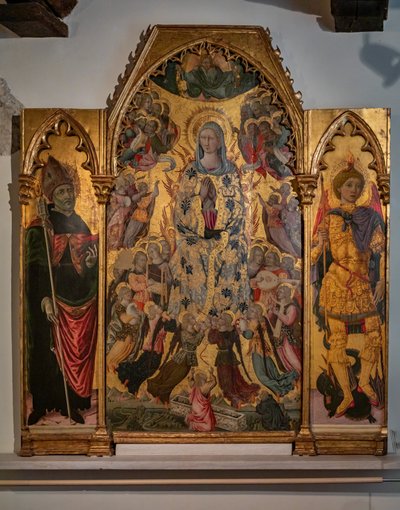 Nanebevzetí Panny Marie, první polovina 15. století (tempera na dřevě) od Matteo di (c.1430 95) Giovanni