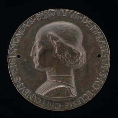 Sigismondo Pandolfo Malatesta, 1417-1468, Pán Rimini a Fano [avers], 1446. od Matteo di Andrea de Pasti