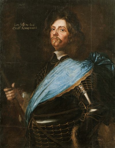 Portrét hraběte Hanse Christoffa von Koenigsmarck 1600-1663, 1651. od Matthaeus Merian the Younger