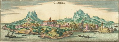 Heraklion - Candia, Corphu (oříznuto) od Matthaus Merian