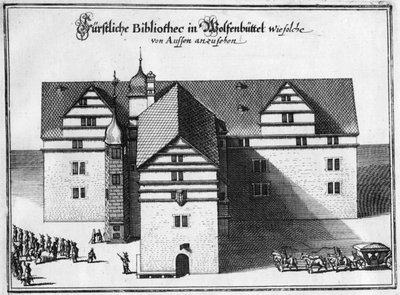 Knihovna Herzoga Augusta ve Wolfenbüttelu, mezi 1655 a 1660 od Matthaus the Elder Merian