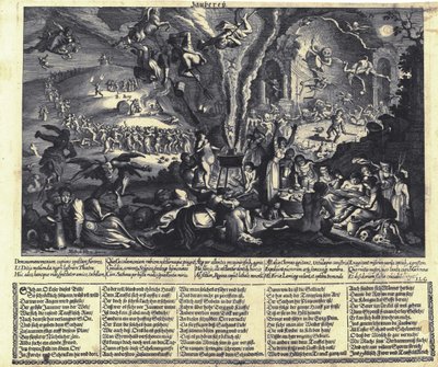 The Witches Sabbat od Matthaus the Elder Merian