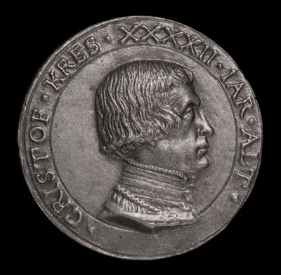 Christoph Kress von Kressenstein, 1484-1535, patricij a diplomat [avers], 1526. od Matthes Gebel
