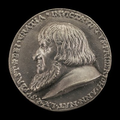 Fridrich starší, 1460-1536, markrabě Brandenburg-Ansbach 1486 [avers], 1528. od Matthes Gebel