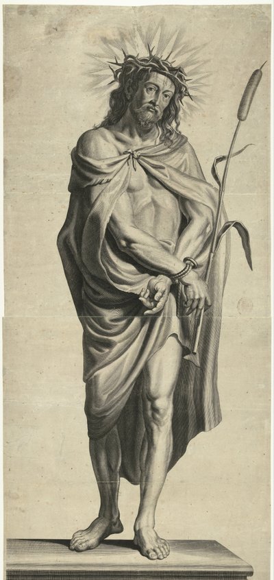 Ecce Homo Série Ecce Homo, Kristus ukřižovaný, Panna Maria a Jan Evangelista (název série) od Mattheus Borrekens