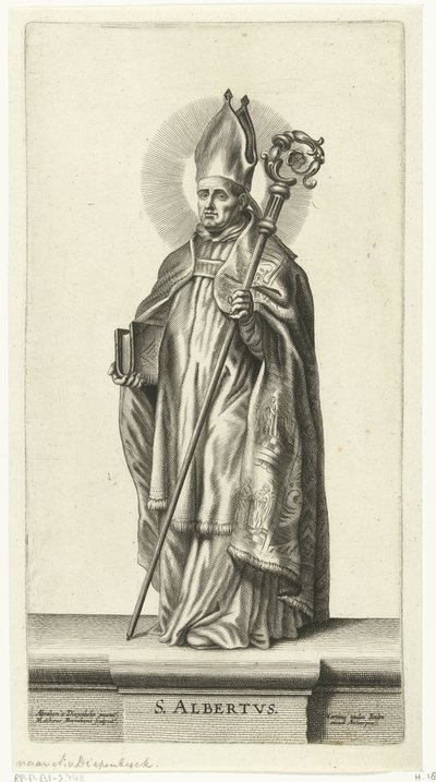 Svatý Albert S. Albertus (titul na předmětu) Saints (název série) od Mattheus Borrekens
