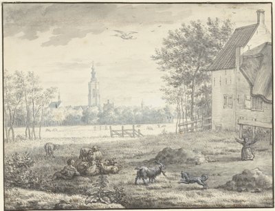 Pohled na Haag od Mattheus Verheyden