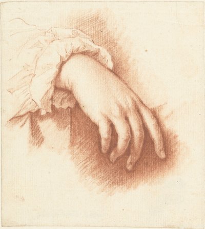 Studie pravé ruky od Mattheus Verheyden
