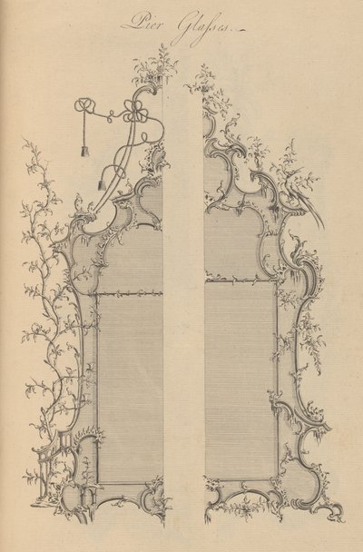 Obecný systém užitného a okrasného nábytku..., 1759-1763. od Matthew Darly