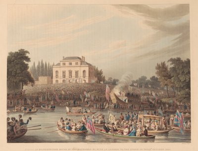 Příjezd do Brandenburgh House of the Watermen od Matthew Dubourg