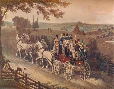 Stage Coach, 1822 od Matthew Dubourg