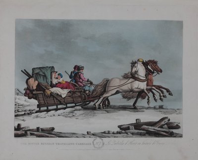Zimní ruský cestovní kočár, 1810s od Matthew Dubourg