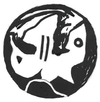 Du Serie Glyphes 1, 2017 (indická tuš) od Matthew Hilton