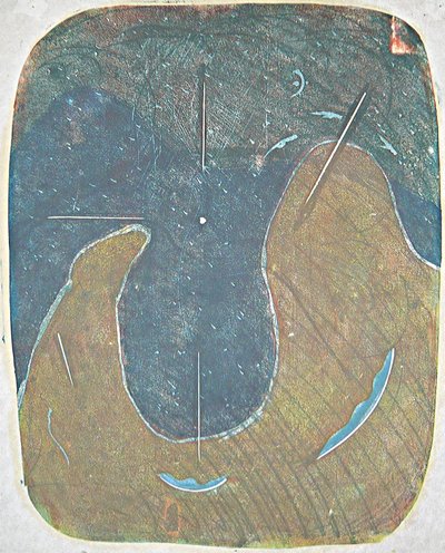 tabla one, 2012 (linoryt) od Matthew Hilton