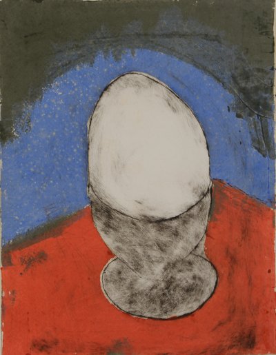 mládenci dokonalé vejce 1, 2010 (suchá jehla a šablona) od Matthew Hilton