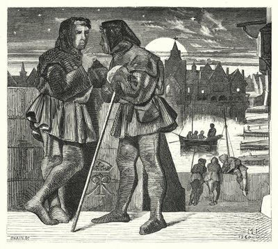 The Apparitor of the Secret Tribunal (rytina) od Matthew James (attr. to) Lawless