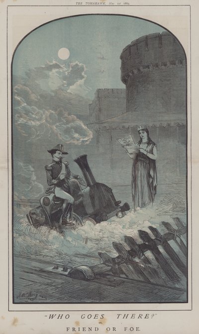 Kdo tam jde? nebo, přítel nebo nepřítel (barva litho) od Matthew