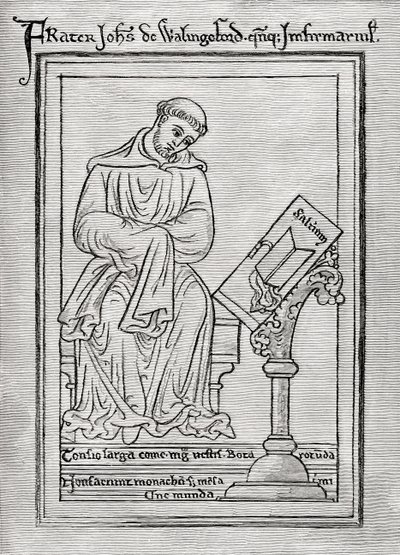 John of Wallingford, z „Krátké historie anglického lidu“ od J. R. Greena, vydaného v roce 1893 od Matthew Paris