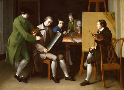 Americká škola, 1765 od Matthew Pratt