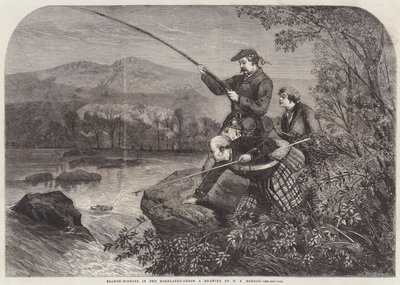 Lov lososů na Vysočině od Matthew Somerville Morgan