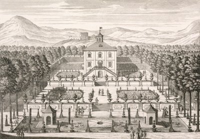 Dům a zahrada, 1715 od Matthias Diesel
