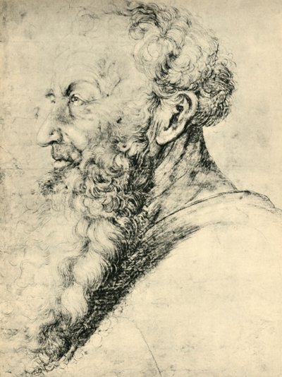 Portrét Guida Guersiho, 1513-1515, 1943. od Matthias Gruenewald