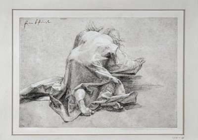 Svatý Petr, apoštol Proměnění Páně, pohled zezadu od Matthias Gruenewald