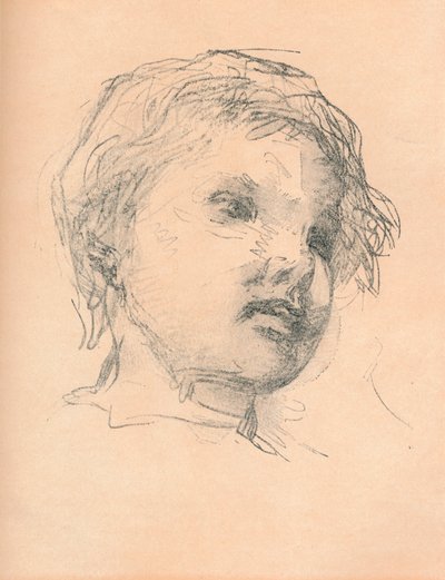 Skica dítěte, c1920 od Matthias Marris