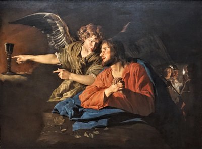 Kristus na Olivové hoře od Matthias Stom