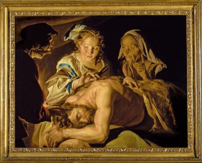 Samson a Dalila od Matthias Stomer