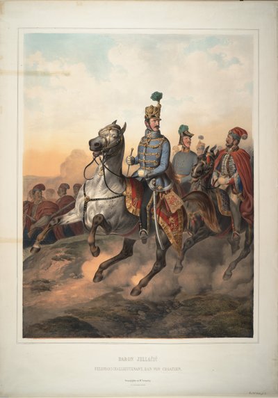 Hrabě Josip Jelacic z Buim, 1849 od Matthias Trentsensky