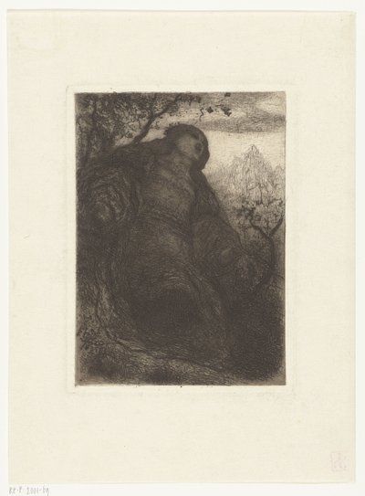 Žena pod stromem Paní ze Shalott od Matthijs Maris