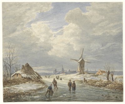zimní tvář od Matthijs Maris