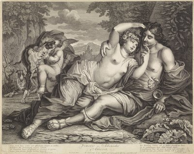 Venuše a Adonis od Matthijs Pool