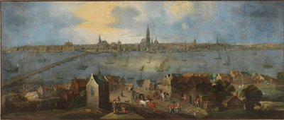 Pohled na Antwerp Roadstead, mezi 1682 a 1702. od Matthijs Schoevaerdts